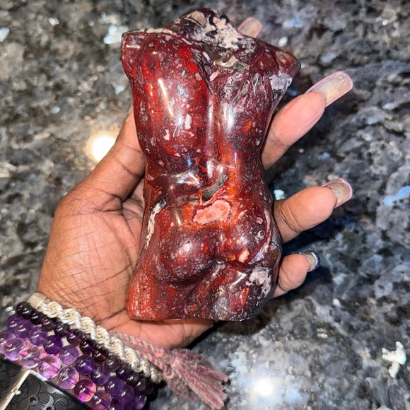 Male Body/Adonis/Homme Form - Mexican Lace Agate - Picture 8 of 8